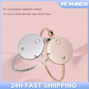 New Summer Mini Sonic Wave Mosquito Removal Type-c Charging Fashion Portable Simple Women Mosquito Prevention Bracelet